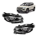 Par Farol Full Led Com Reator Jeep Compass 2022 2023 2024 Original
