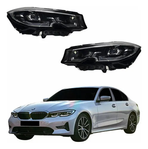 Par Farol Bmw 320i 330i 2019 20 21 22 Full Led Sem Reator Par